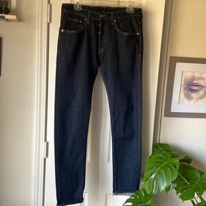 Dark Wash Denim Jeans